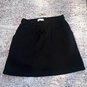 Refuge Black Mini Skirt